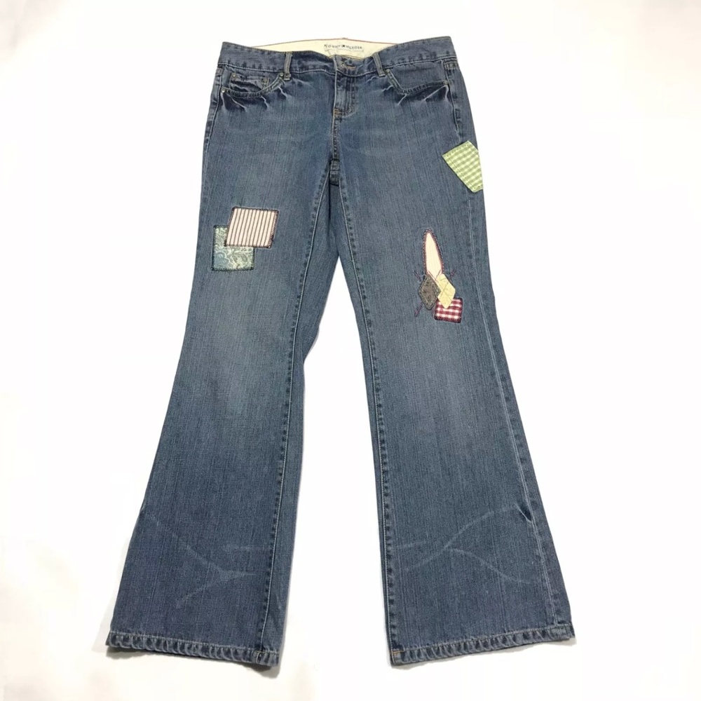 Tommy Hilfiger Flare Denim Jeans Patches 4 Short